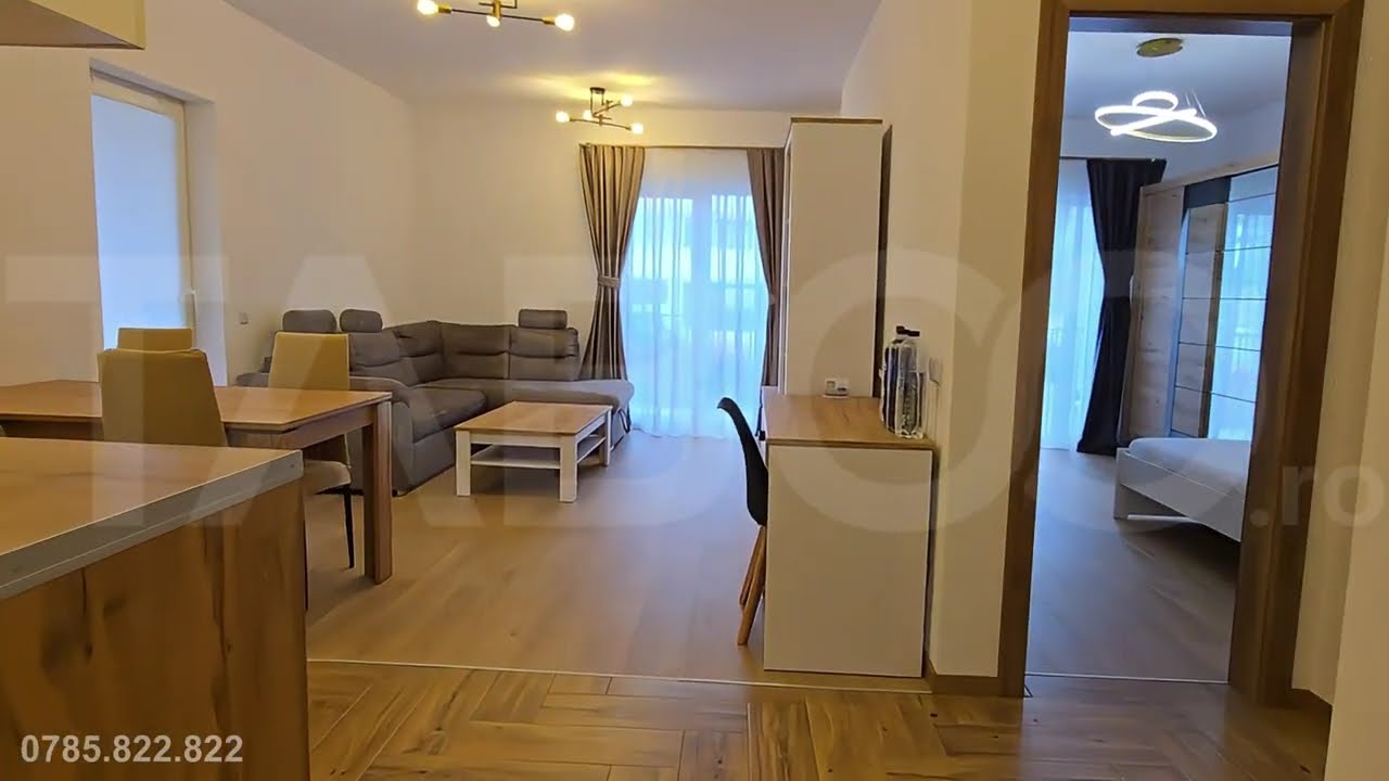 Apartament 3 camere de inchiriat decomandat 70 mp zona Turnisor Sibiu - Video