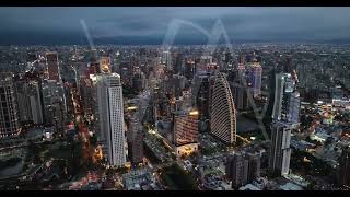 台中七期 林酒店 NTC 國家商貿中心 寶輝 秋紅谷 夜景 5.1K30 空拍素材