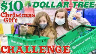 $10 Dollar Tree Christmas Gift CHALLENGE! | Crazy8Family
