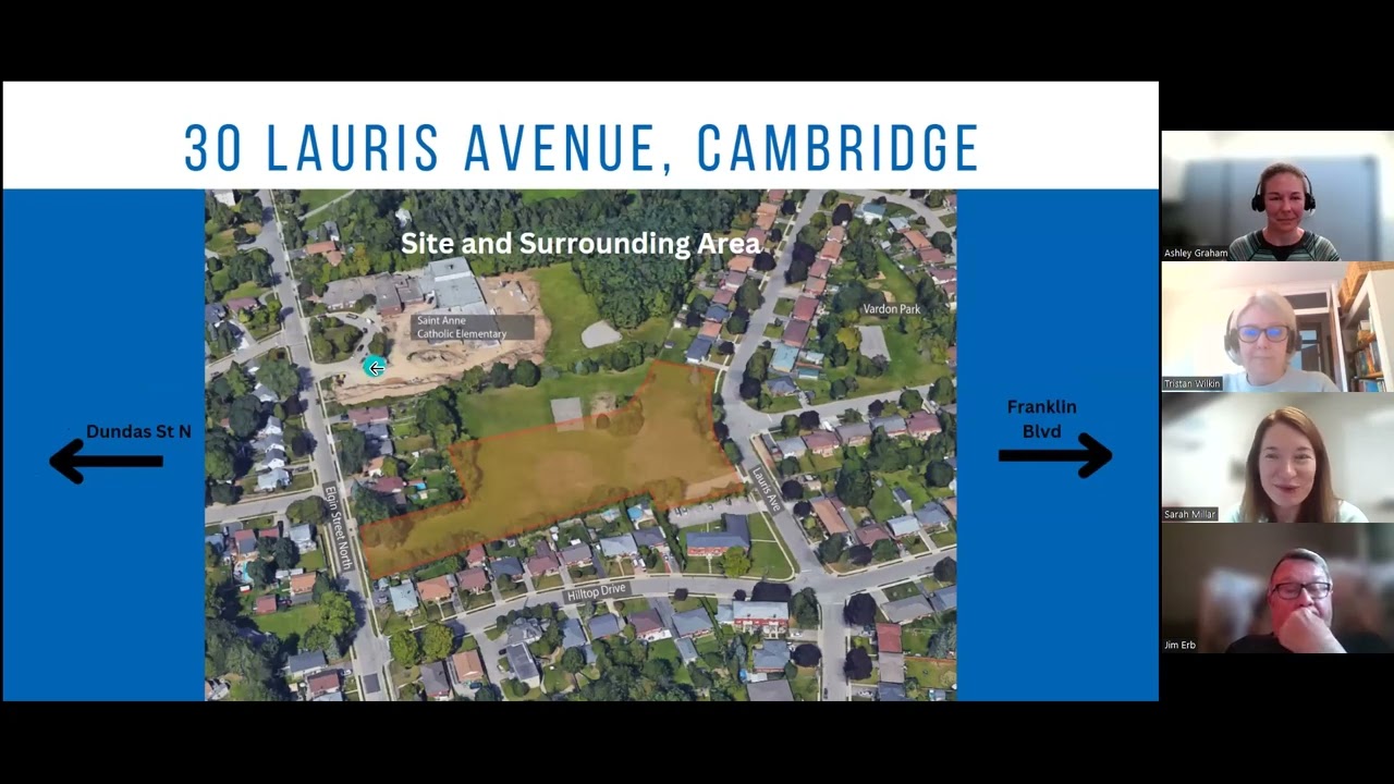 30 Lauris Avenue, Cambridge Neighbourhood Information Meeting May 25, 2023