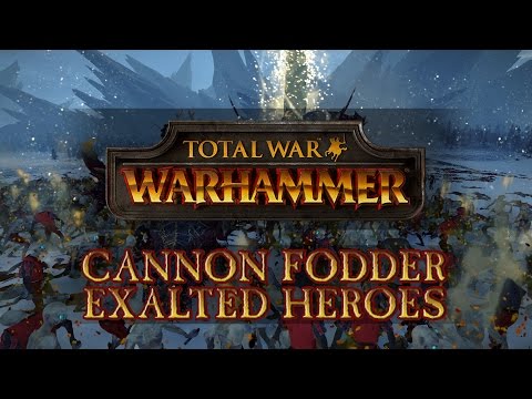 Total War: Warhammer - Cannon Fodder: Zombie Horde vs Exalted Heroes!