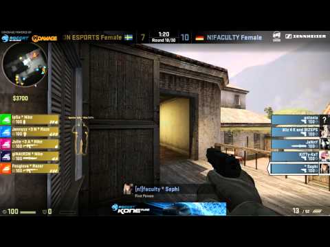 n!faculty female vs. Epsilon female | Copenhagen Games 2013 | de_mirage