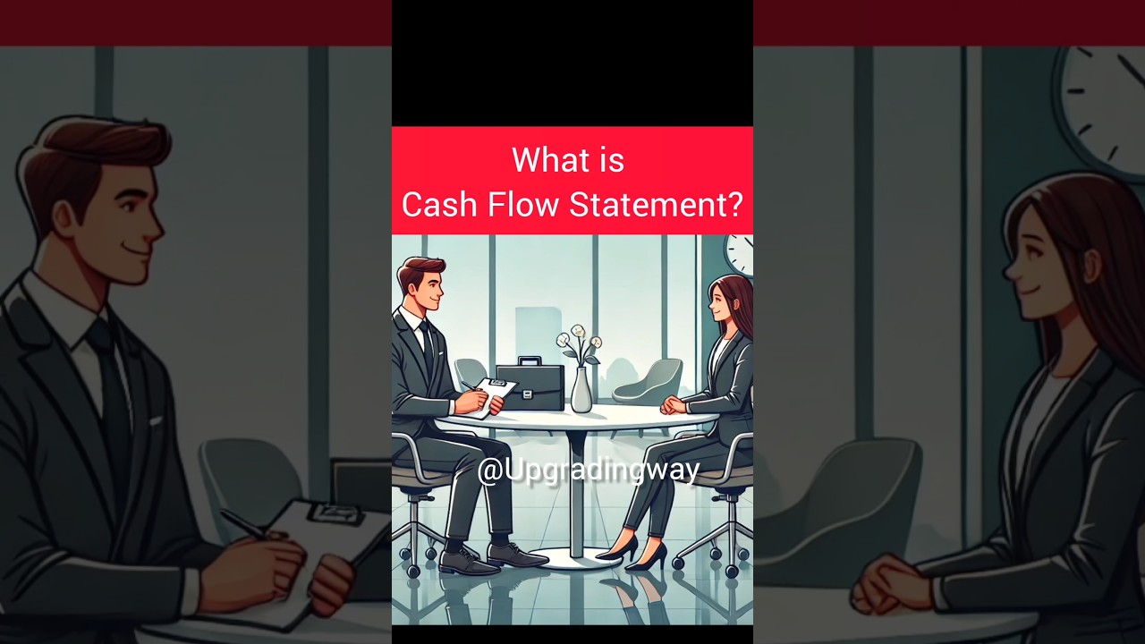 What is Cash flow statement #upgradingway #accountant #interviewquestions #short #accounting #income