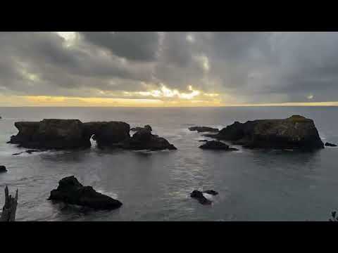 Sea Arch “Rainy” Sunset Oct 10 2025
