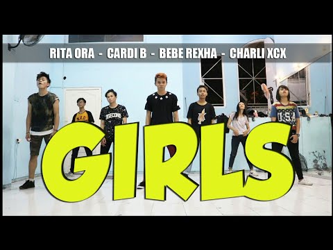 RITA ORA - CARDI B | GIRLS DANCE CHOREOGRAPHY | BEBE REXHA - CHARLIE XCX Video