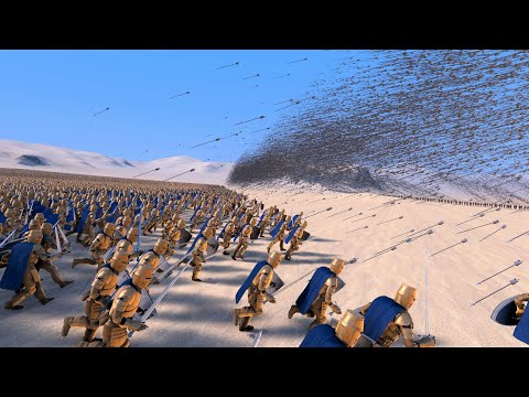 Super Archers Arrow Rain VS 80.000 GOLDEN KNIGHTS - Ultimate Epic Battle Simulator UEBS