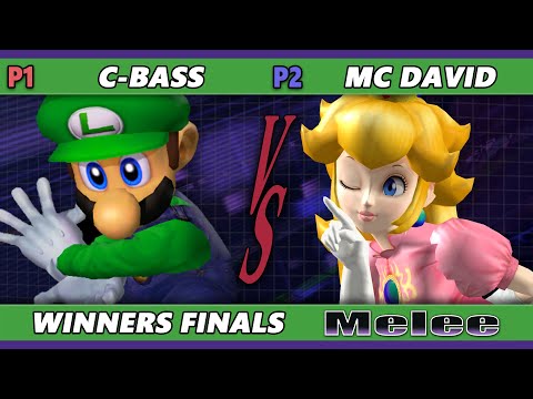 S@X 484 Winners Finals - C-Bass (Luigi) Vs. MC David (Peach) Smash Melee - SSBM