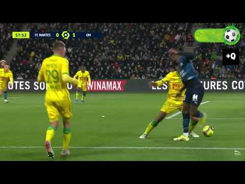 Gerson da passe de letra contra o Nantes