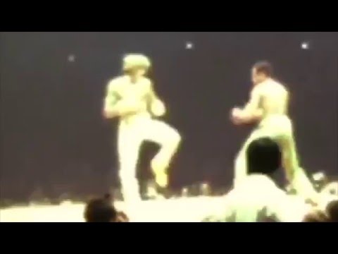 Joe Lewis full-contact exhibition with Greg Wilkinson. 25.08.1976, Paris