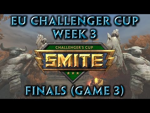 Smite Challenger Cup EU Week 3 - Finals (Game 3)