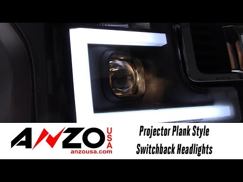In the Garage™ with Total Truck Centers™: AnzoUSA Projector Plank Style Switchback Headlights