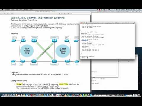 Tutorial - Configuring G8032 in an Access Ring Network