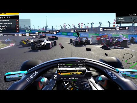 F1 2020 Dirty Drivers But It's Only Massive Crashes!