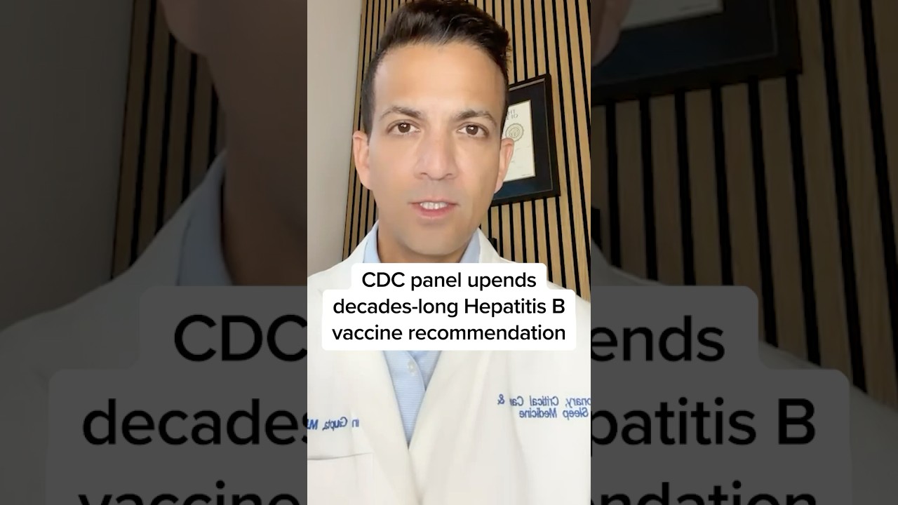 CDC panel upends decades-long Hepatitis B vaccine recommendation