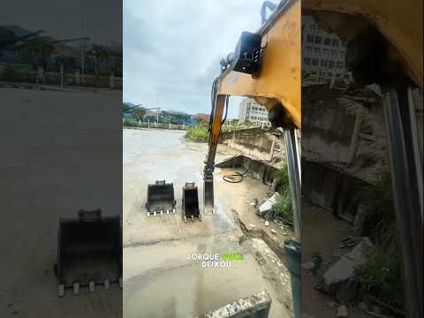 🚜😱 Ele Escolheu a Menor Caçamba da JCB… Mas Olha Só o Que Ela Consegue Fazer! 😂🔥