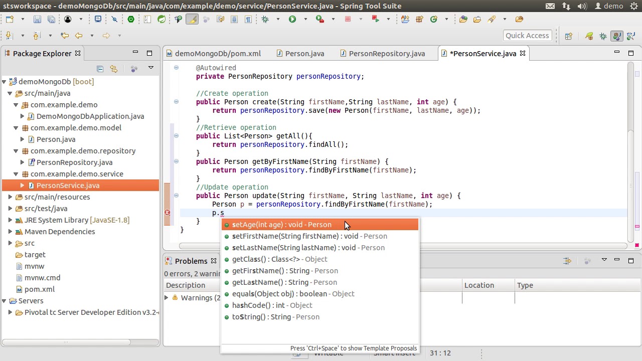 Spring Boot and MongoDB: Building REST Based CRUD Services