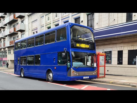 🚍*Monster Motorway Thrash* Rail Replacement Hiltons YJ04 BKG Daf DB250