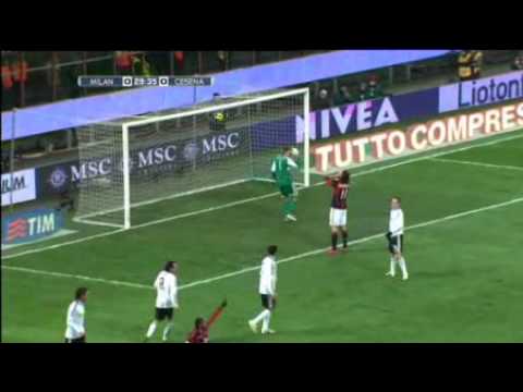 Ac Milan vs cecena 2-0 Highlights 23-01-2011