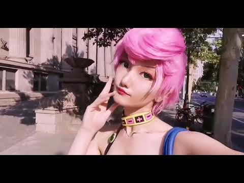 trish una cosplay JOJO cosplay