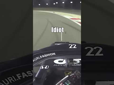 Yuki Tsunoda is bothered by noise on the radio. —#yuki #yukitsunoda #f1