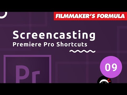 Screencasting Tutorial 9 Editing Shortcuts