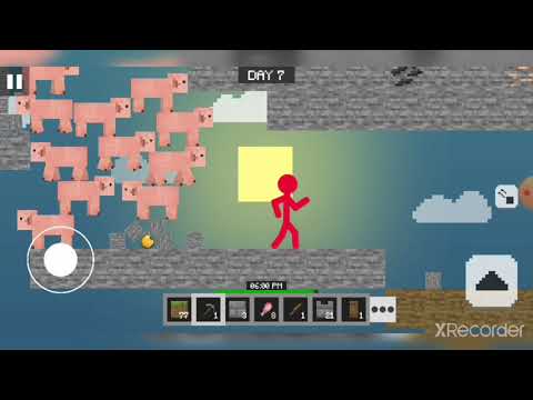 Stickman VS Multicraft Noob Survival - Stickman Noob vs Pro /// Gameplay Wolkthough Part ( 15 )