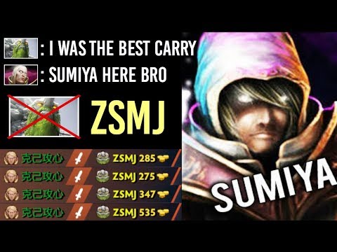Unlucky Day For Legend ZSMJ vs SumiYa The Best Invoker in The World WTF Combo GOD Mode Dota 2 Video