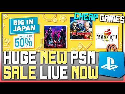 HUGE NEW PSN SALE LIVE NOW! - BIG IN JAPAN PS4 PSN SALE