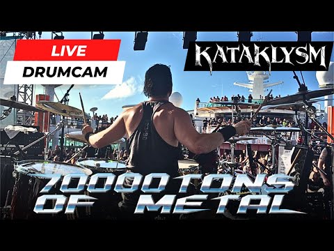 Oli Beaudoin (Kataklysm) - Live @ 70000 Tons of Metal 2018 - HD Drum Cam