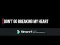 DON T GO BREAKING MY HEART Backstreet Boys