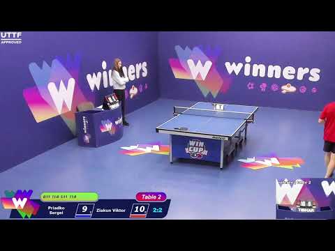 WINners CUP table 2  22.12 Priadko Sergei - Ziakun Viktor   18:30