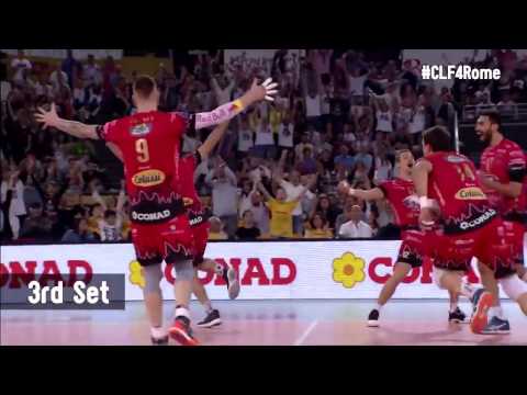 Perugia VS Civitanova, CEV 2017 highlights