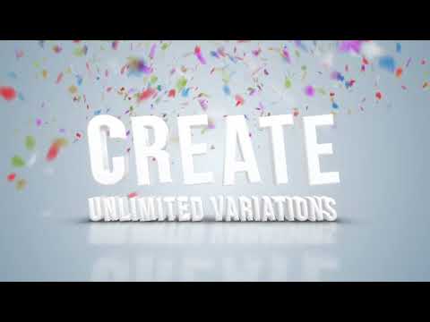 Confetti Generator Bundle - After Effects Template