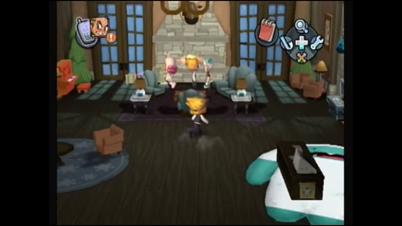 Swiss Chalet interior in game