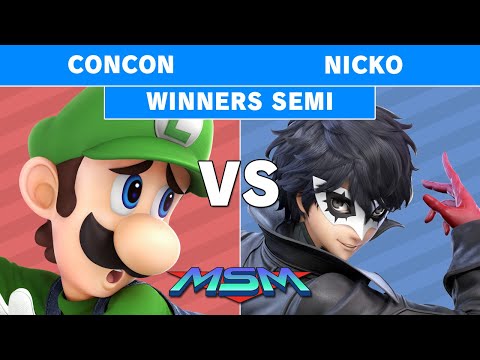 MSM 190 SS | Concon (Luigi) vs Demise | Nicko (Joker) Winners Semi - Smash Ulimate