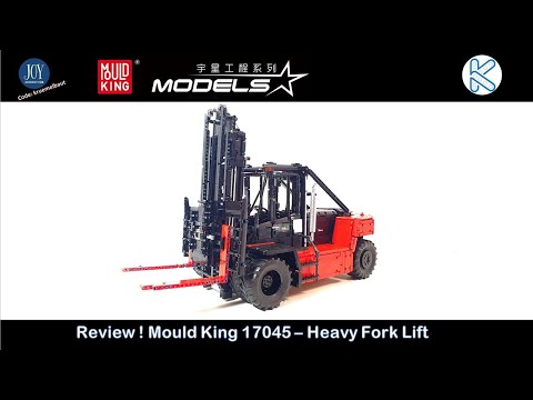 Riesen Gabelstapler mit Designschwächen!  Mould King 17044 / 17045 - Heavy Fork Lift