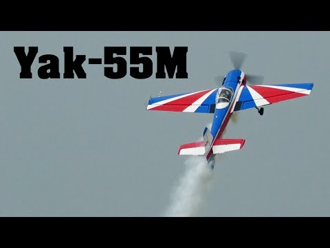 Yakovlev Yak-55M aerobatics | 4K | airport Hranice LKHN 2023