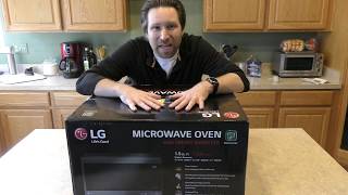 BROKEN Unboxing of LG NeoChef Microwave with Initial Review1.5 Cu Ft Mid-Size Stainless Black