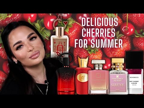 DELICIOUS CHERRY PERFUMES FOR SUMMER! DAY & NIGHT SCENTS | PERFUME REVIEW | Paulina&Perfumes