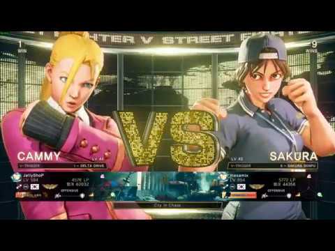 SFV AE 골드 랭매 사쿠라 Sakura 18.03.14
