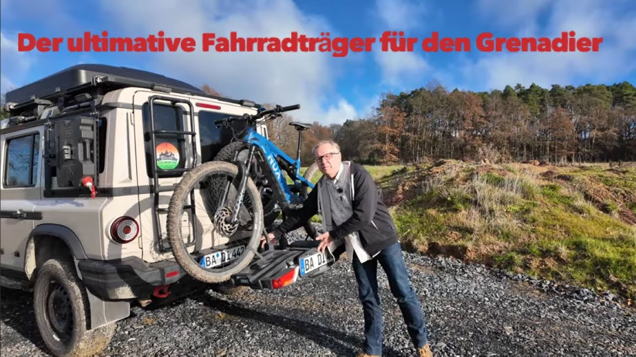 Wer sucht noch einen richtig schlau gemachten Fahrradträger für den Grenadier?