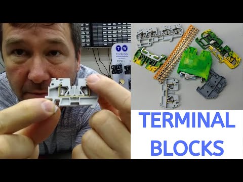 Terminal Blocks. Important for a Professional Industrial Control Panel