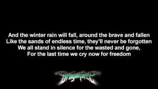 DragonForce - Wings Of Liberty | Lyrics on screen | HD