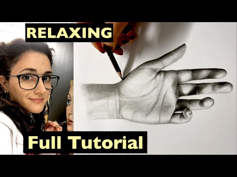 How to draw hands/Palmistry ASMR