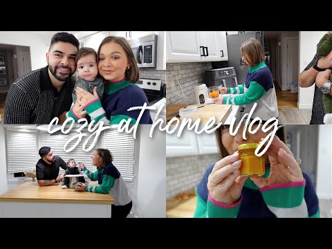 COZY HOME VLOG: our baby tries food, house reno plans, amazon purchases, organizing & grocery haul ✨
