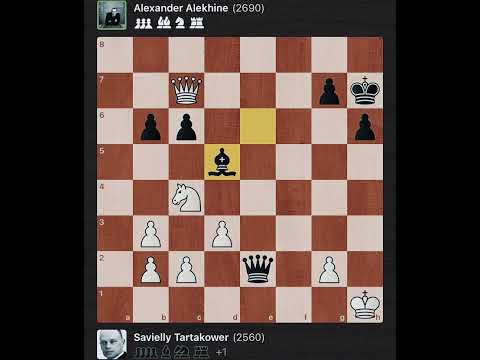 Savielly Tartakower vs Alexander Alekhine • Semmering - Austria, 1926