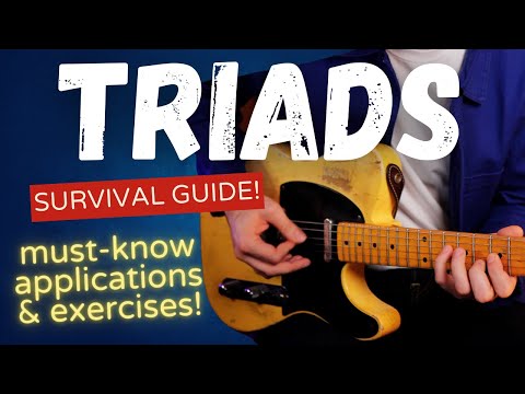 The Triads Survival Guide! How to use them on Guitar - Essential progressions & exercises to master!