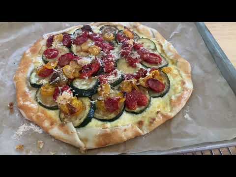 Zucchini and Tomato Galette
