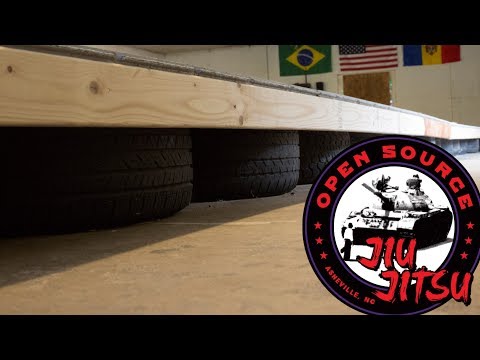 Sprung Floor with Tires ::: Open Source Jiu-Jitsu
