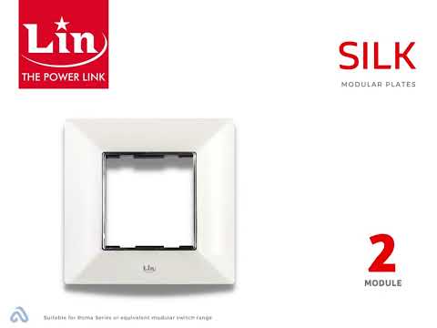 2m modular switch plate silk